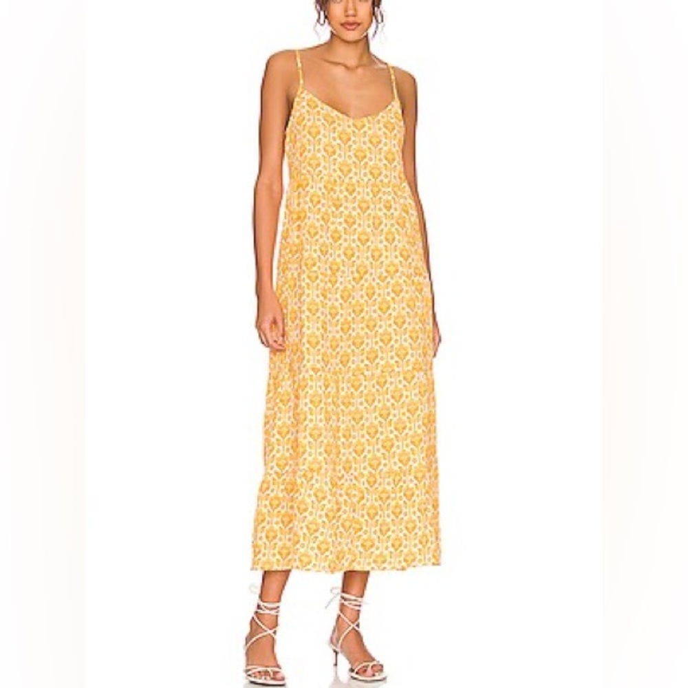Show Me Your MuMu Yellow Floral Dress